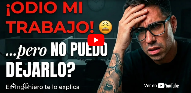 🛑 ODIO MI TRABAJO, pero NO puedo DEJARLO | Ex-Ingeniero te lo explica.