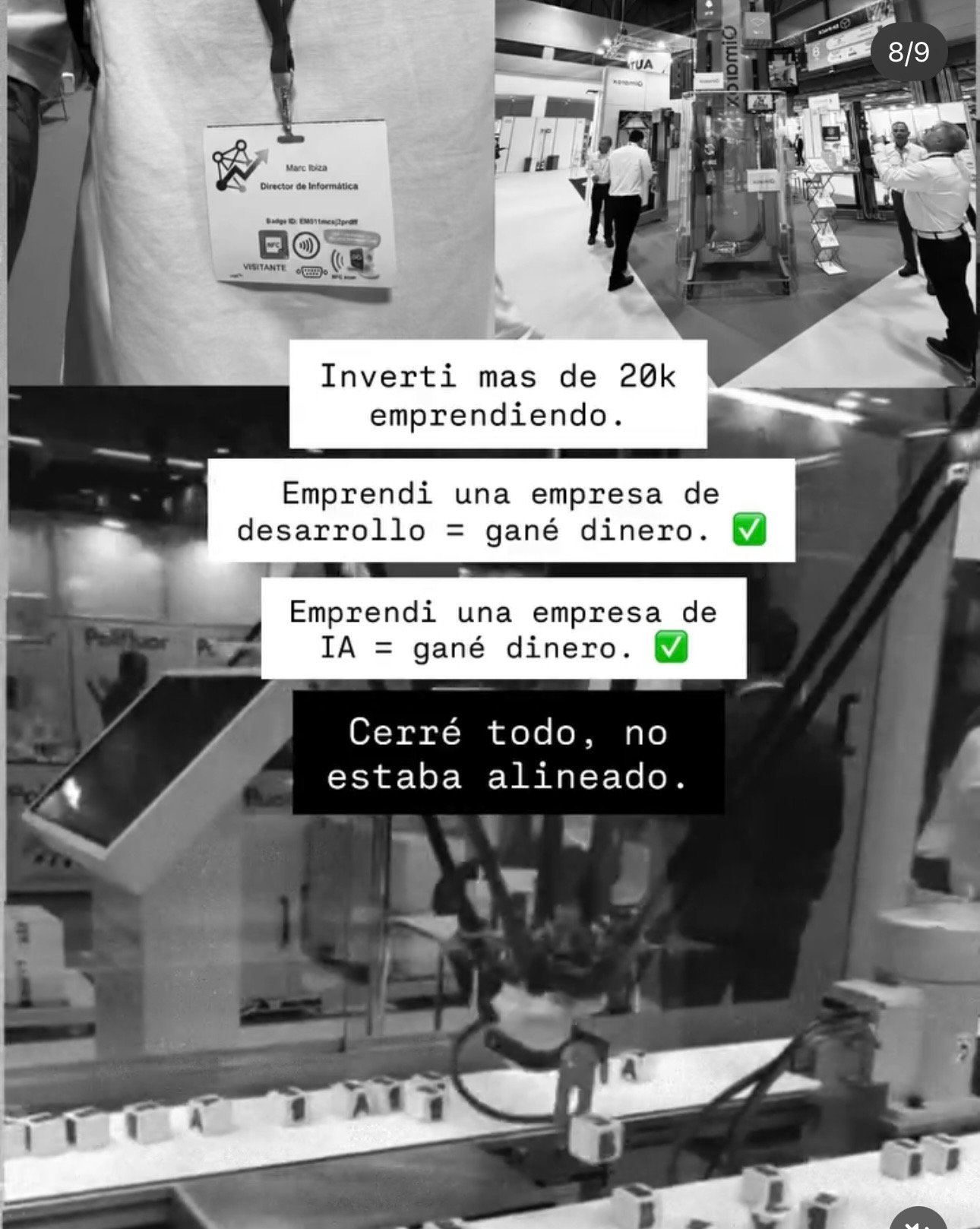 Marc emprendiendo, una etapa que no estaba alineada